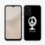 כיסוי בעיצוב אישי עם השם שלך לדגם - Samsung Galaxy A07 4G בעיצוב גלובוסי שלום