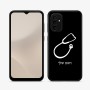כיסוי בעיצוב אישי עם השם שלך לדגם - Samsung Galaxy A07 4G בעיצוב סטטוסקופ רופא