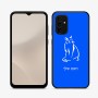 כיסוי בעיצוב אישי עם השם שלך לדגם - Samsung Galaxy A07 4G בעיצוב חתול