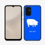 כיסוי בעיצוב אישי עם השם שלך לדגם - Samsung Galaxy A07 4G בעיצוב חזיר