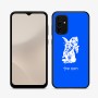 כיסוי בעיצוב אישי עם השם שלך לדגם - Samsung Galaxy A07 4G בעיצוב ארנב מחזיק גזר