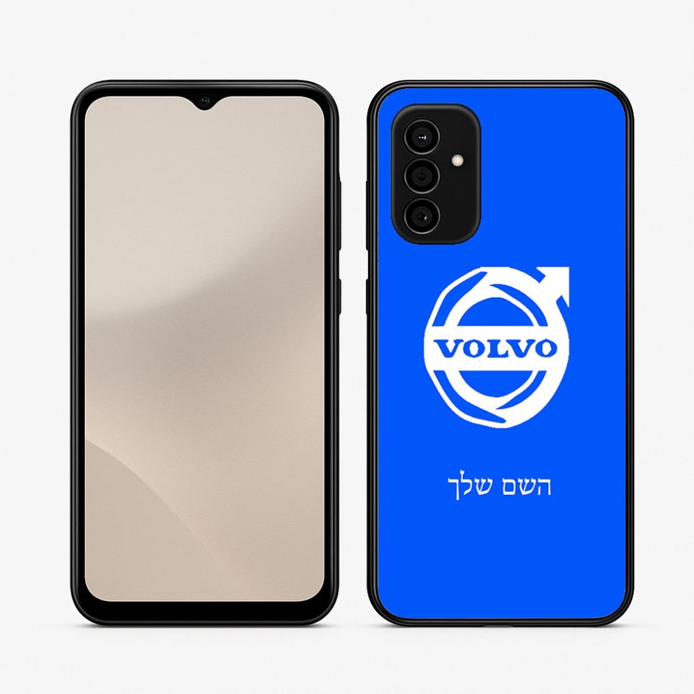 כיסוי בעיצוב אישי עם השם שלך לדגם - Samsung Galaxy A07 4G בעיצוב וולוו