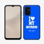 כיסוי בעיצוב אישי עם השם שלך לדגם - Samsung Galaxy A07 4G בעיצוב אוהבת את החבר שלי