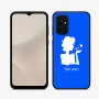 כיסוי בעיצוב אישי עם השם שלך לדגם - Samsung Galaxy A07 4G בעיצוב אהבת נשים