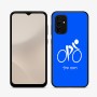כיסוי בעיצוב אישי עם השם שלך לדגם - Samsung Galaxy A07 4G בעיצוב אופניים אולימפיים