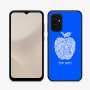 כיסוי בעיצוב אישי עם השם שלך לדגם - Samsung Galaxy A07 4G בעיצוב הדפס תפוח