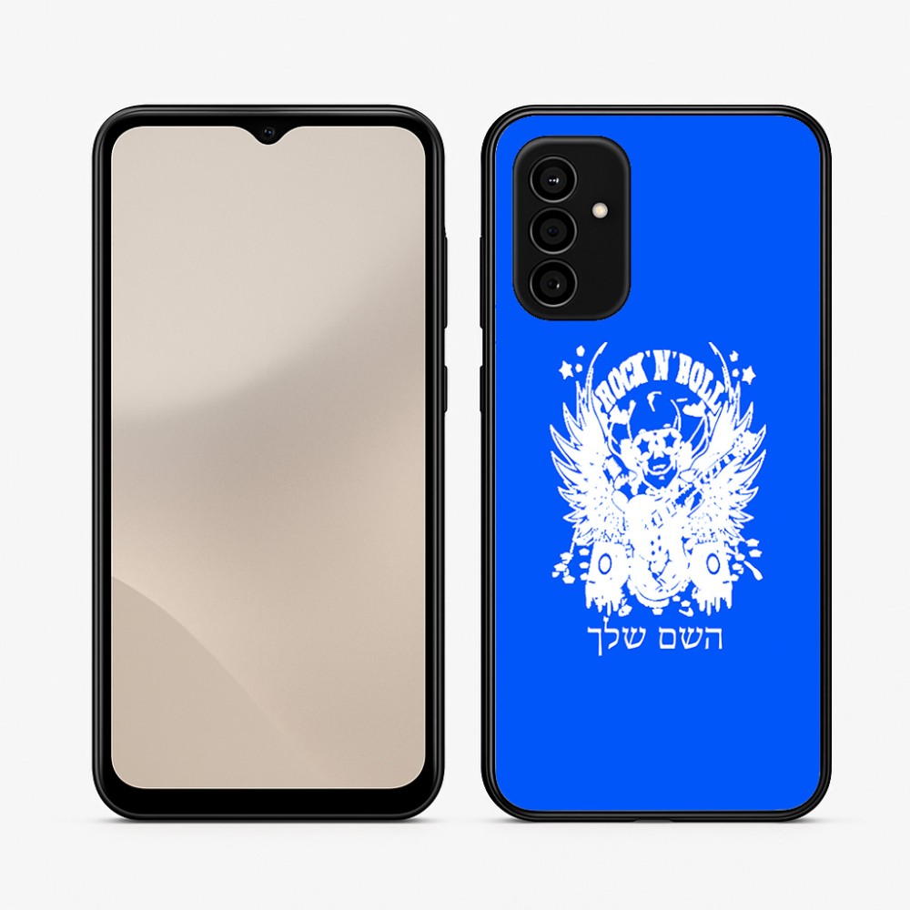 כיסוי בעיצוב אישי עם השם שלך לדגם - Samsung Galaxy A07 4G בעיצוב רוקנרול