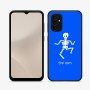 כיסוי בעיצוב אישי עם השם שלך לדגם - Samsung Galaxy A07 4G בעיצוב סקלטון