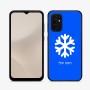 כיסוי בעיצוב אישי עם השם שלך לדגם - Samsung Galaxy A07 4G בעיצוב שלג