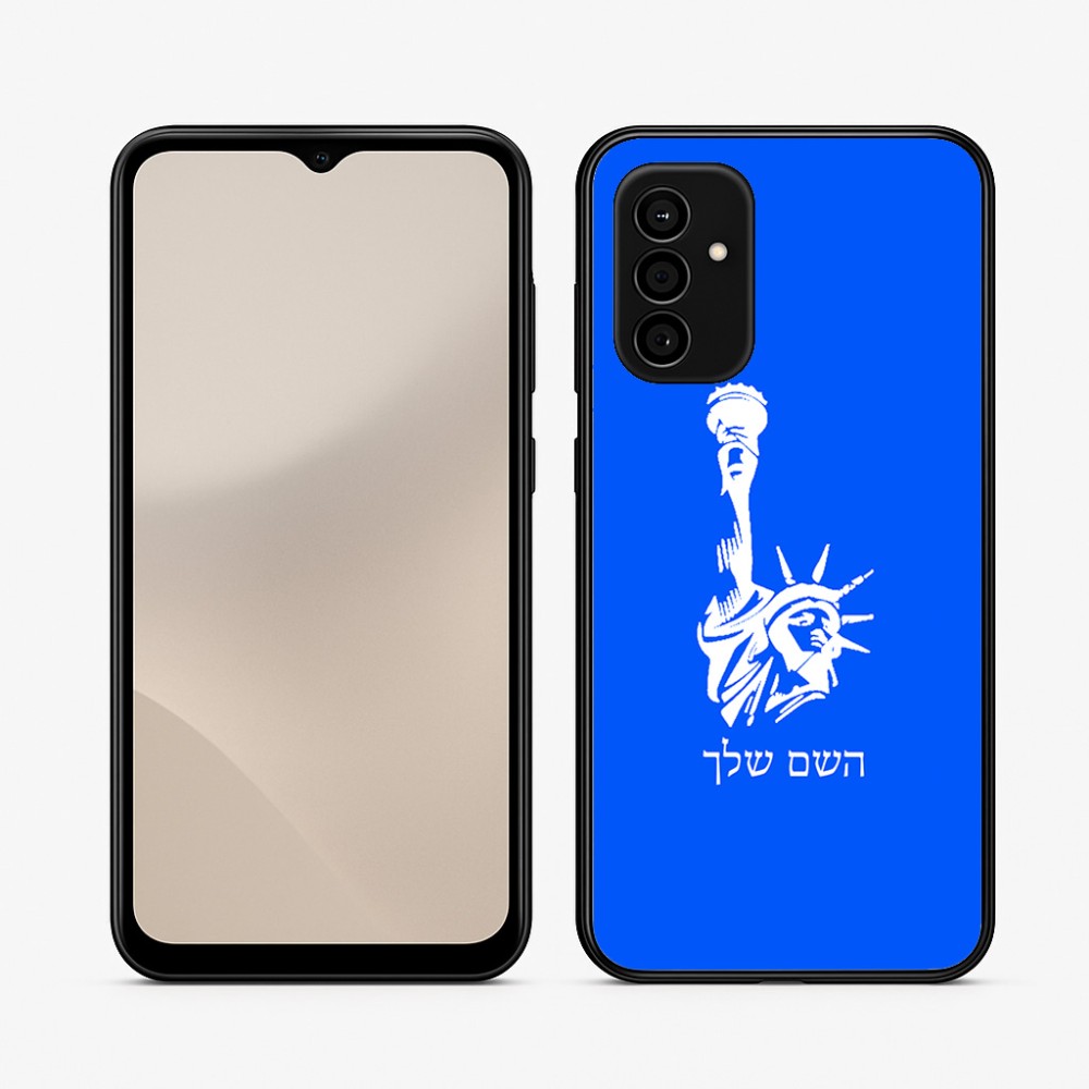 כיסוי בעיצוב אישי עם השם שלך לדגם - Samsung Galaxy A07 4G בעיצוב פסל החירות
