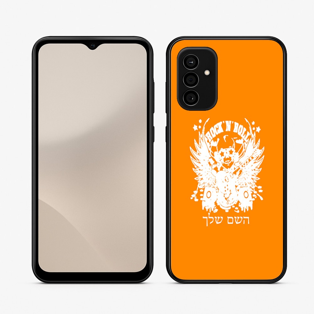 כיסוי בעיצוב אישי עם השם שלך לדגם - Samsung Galaxy A07 4G בעיצוב רוקנרול