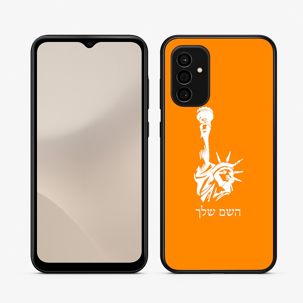 כיסוי בעיצוב אישי עם השם שלך לדגם - Samsung Galaxy A07 4G בעיצוב פסל החירות