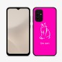 כיסוי בעיצוב אישי עם השם שלך לדגם - Samsung Galaxy A07 4G בעיצוב חתול