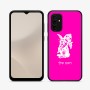 כיסוי בעיצוב אישי עם השם שלך לדגם - Samsung Galaxy A07 4G בעיצוב ארנב מחזיק גזר