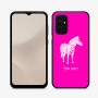 כיסוי בעיצוב אישי עם השם שלך לדגם - Samsung Galaxy A07 4G בעיצוב זברה