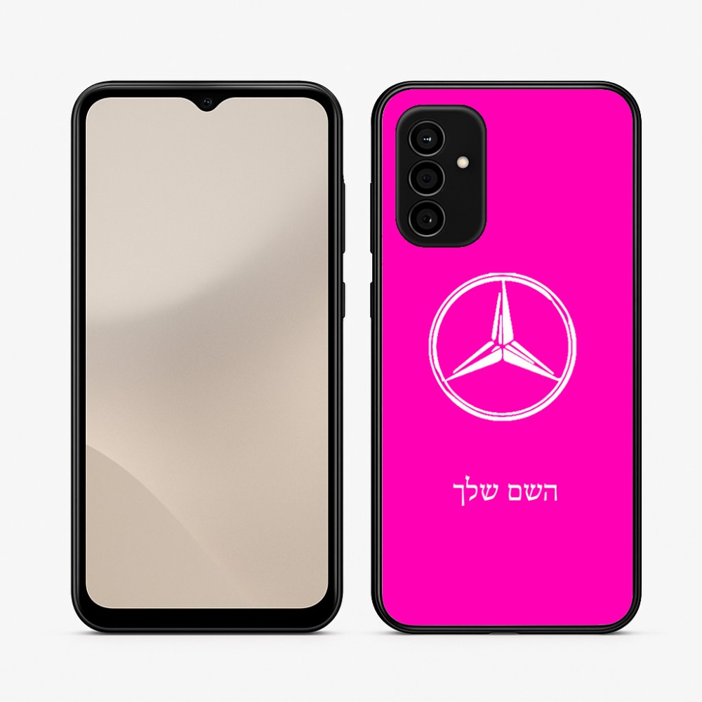 כיסוי בעיצוב אישי עם השם שלך לדגם - Samsung Galaxy A07 4G בעיצוב מרצדס-בנץ