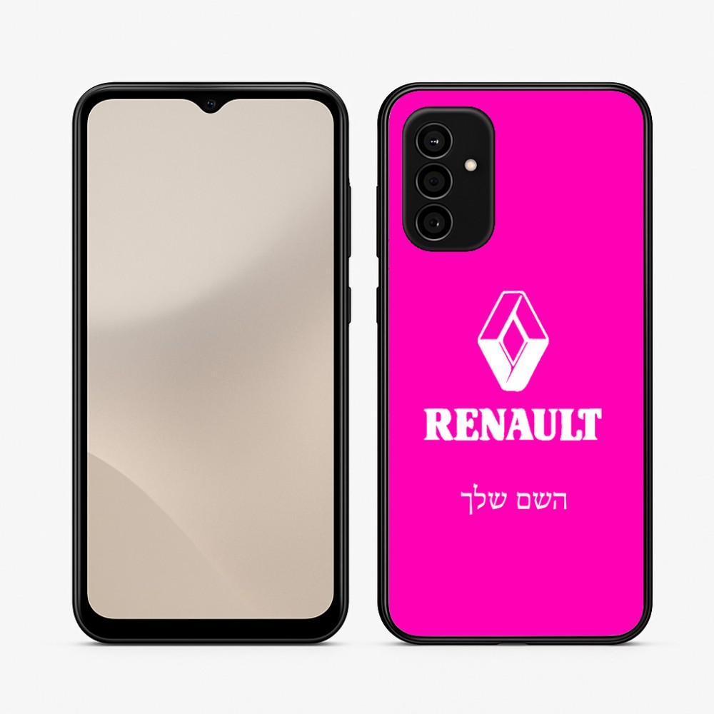 כיסוי בעיצוב אישי עם השם שלך לדגם - Samsung Galaxy A07 4G בעיצוב רנו