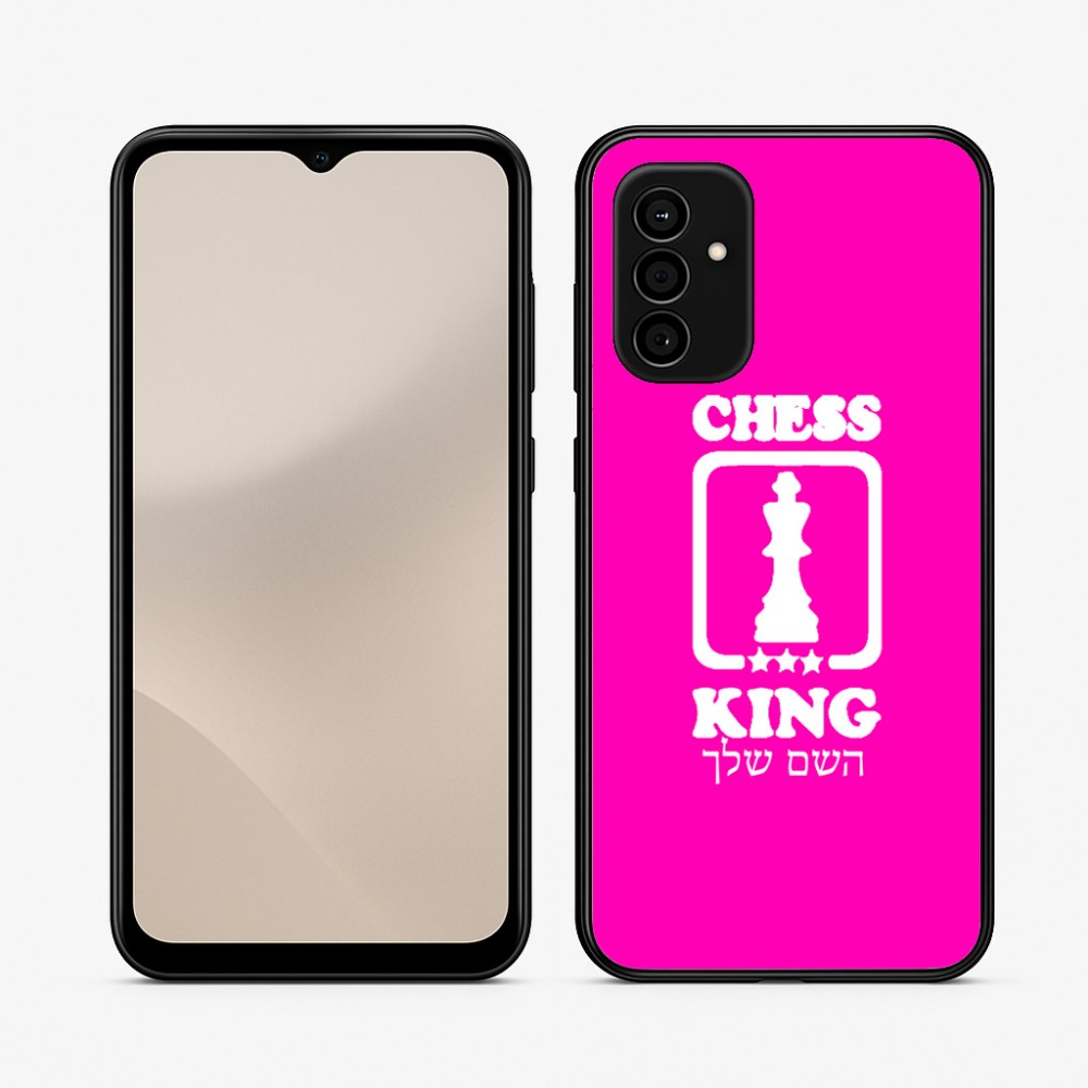 כיסוי בעיצוב אישי עם השם שלך לדגם - Samsung Galaxy A07 4G בעיצוב שחמט