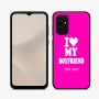 כיסוי בעיצוב אישי עם השם שלך לדגם - Samsung Galaxy A07 4G בעיצוב אוהבת את החבר שלי