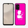 כיסוי בעיצוב אישי עם השם שלך לדגם - Samsung Galaxy A07 4G בעיצוב אהבת נשים