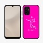 כיסוי בעיצוב אישי עם השם שלך לדגם - Samsung Galaxy A07 4G בעיצוב שחקן כדורעף