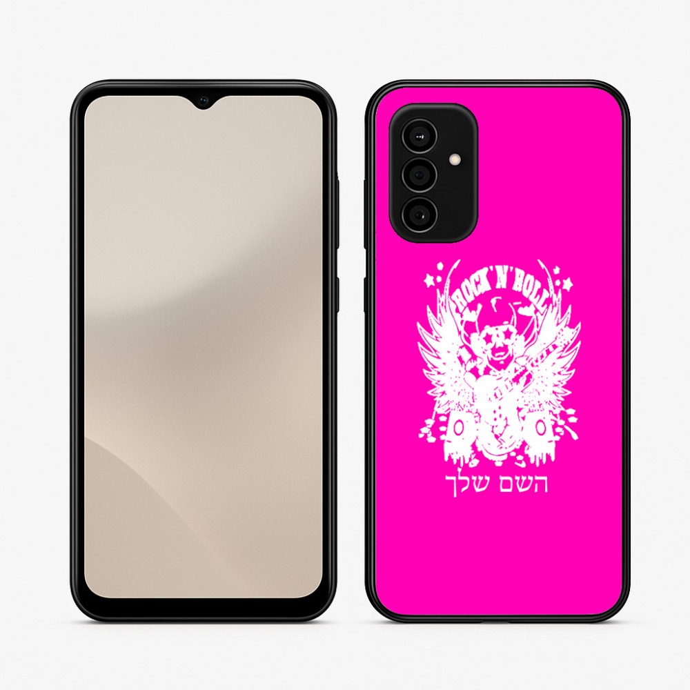 כיסוי בעיצוב אישי עם השם שלך לדגם - Samsung Galaxy A07 4G בעיצוב רוקנרול