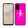 כיסוי בעיצוב אישי עם השם שלך לדגם - Samsung Galaxy A07 4G בעיצוב סקלטון