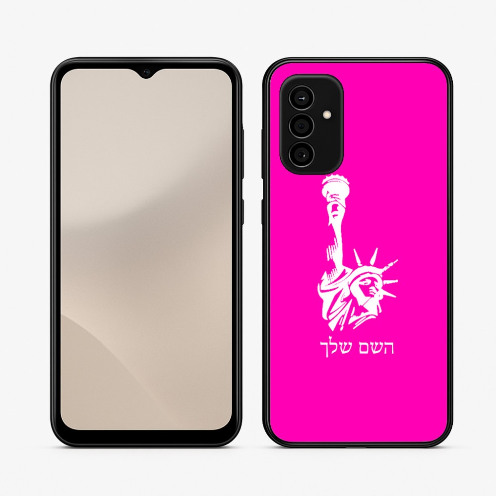 כיסוי בעיצוב אישי עם השם שלך לדגם - Samsung Galaxy A07 4G בעיצוב פסל החירות