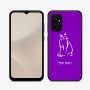 כיסוי בעיצוב אישי עם השם שלך לדגם - Samsung Galaxy A07 4G בעיצוב חתול