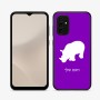 כיסוי בעיצוב אישי עם השם שלך לדגם - Samsung Galaxy A07 4G בעיצוב קרנף