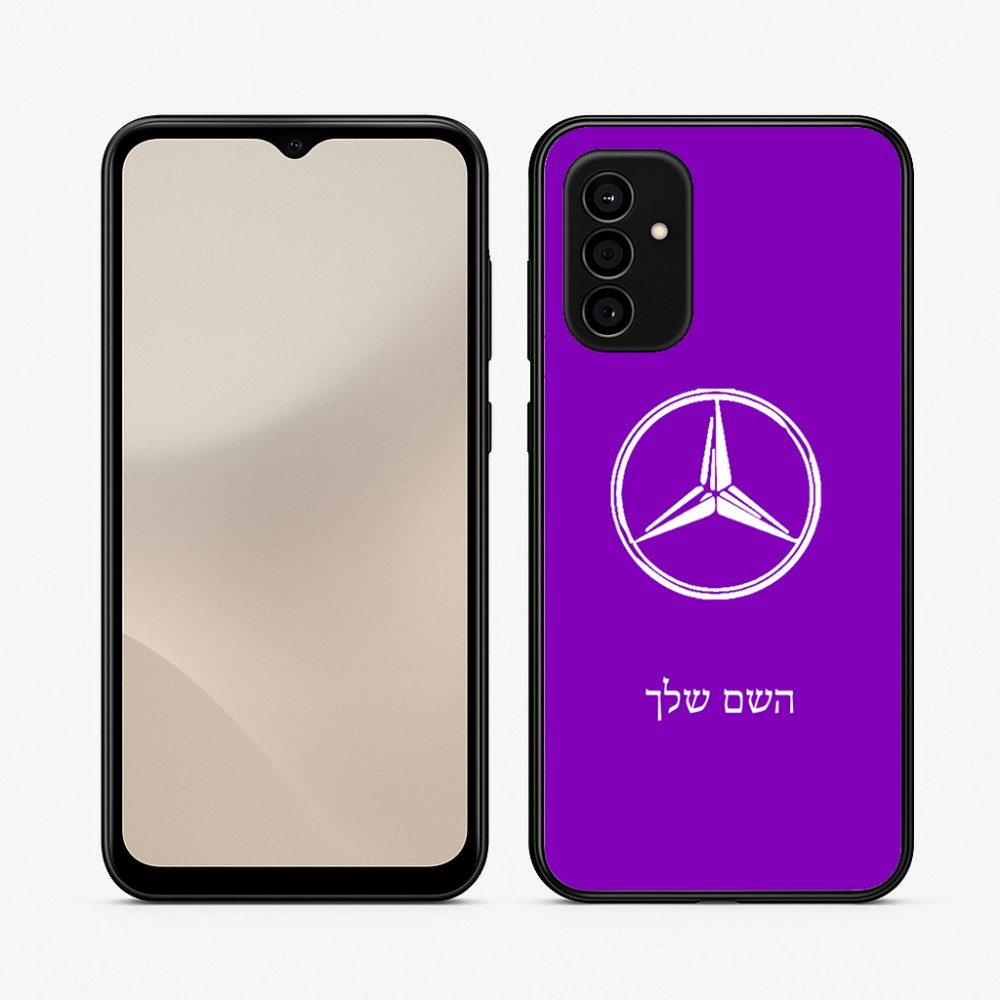 כיסוי בעיצוב אישי עם השם שלך לדגם - Samsung Galaxy A07 4G בעיצוב מרצדס-בנץ