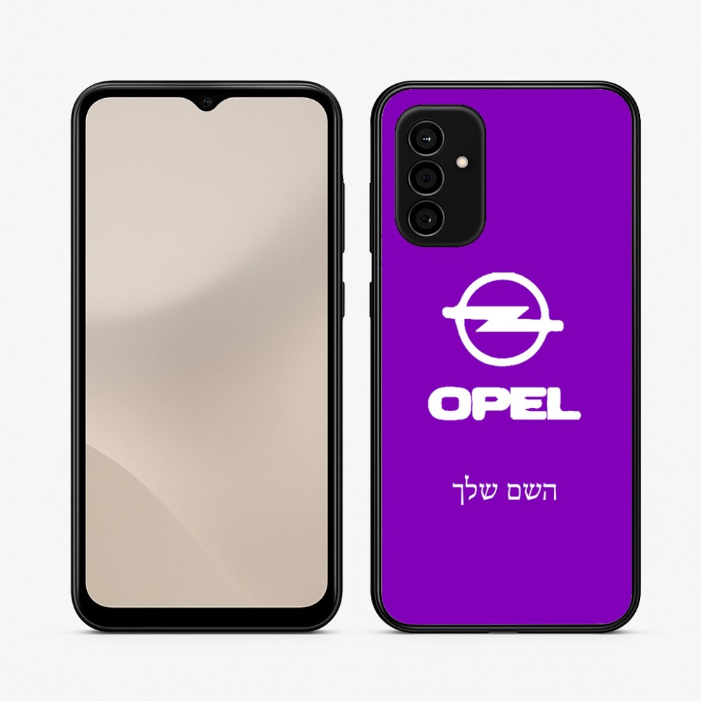 כיסוי בעיצוב אישי עם השם שלך לדגם - Samsung Galaxy A07 4G בעיצוב אופל