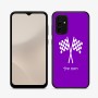 כיסוי בעיצוב אישי עם השם שלך לדגם - Samsung Galaxy A07 4G בעיצוב דגל המירוץ