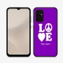 כיסוי בעיצוב אישי עם השם שלך לדגם - Samsung Galaxy A07 4G בעיצוב אהבה