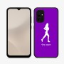 כיסוי בעיצוב אישי עם השם שלך לדגם - Samsung Galaxy A07 4G בעיצוב רץ רץ אישה