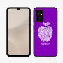 כיסוי בעיצוב אישי עם השם שלך לדגם - Samsung Galaxy A07 4G בעיצוב הדפס תפוח