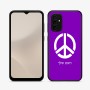 כיסוי בעיצוב אישי עם השם שלך לדגם - Samsung Galaxy A07 4G בעיצוב סמל השלום