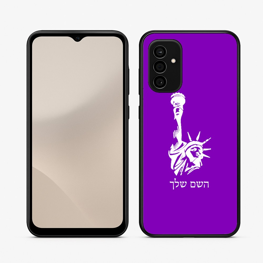 כיסוי בעיצוב אישי עם השם שלך לדגם - Samsung Galaxy A07 4G בעיצוב פסל החירות