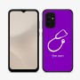 כיסוי בעיצוב אישי עם השם שלך לדגם - Samsung Galaxy A07 4G בעיצוב סטטוסקופ רופא