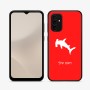 כיסוי בעיצוב אישי עם השם שלך לדגם - Samsung Galaxy A07 4G בעיצוב כריש ראש פטיש