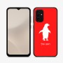 כיסוי בעיצוב אישי עם השם שלך לדגם - Samsung Galaxy A07 4G בעיצוב פינגווין