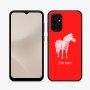 כיסוי בעיצוב אישי עם השם שלך לדגם - Samsung Galaxy A07 4G בעיצוב זברה
