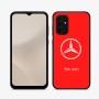 כיסוי בעיצוב אישי עם השם שלך לדגם - Samsung Galaxy A07 4G בעיצוב מרצדס-בנץ