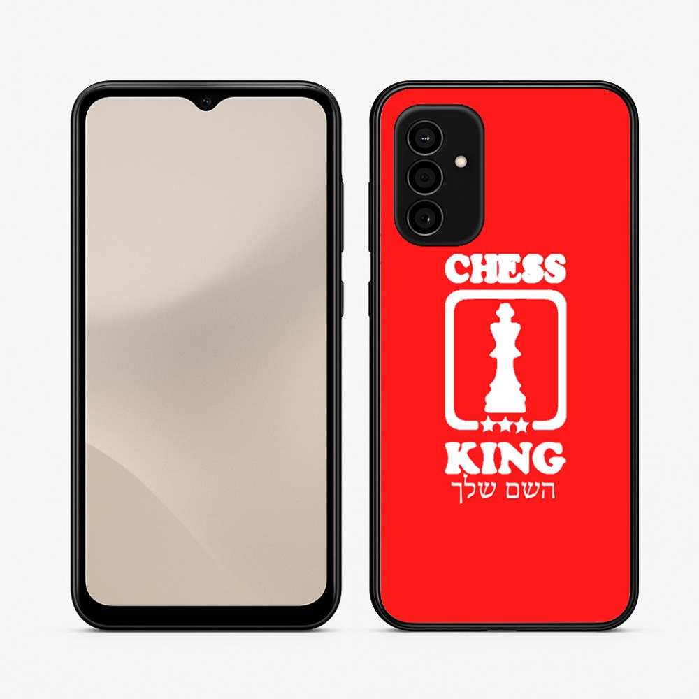 כיסוי בעיצוב אישי עם השם שלך לדגם - Samsung Galaxy A07 4G בעיצוב שחמט