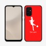 כיסוי בעיצוב אישי עם השם שלך לדגם - Samsung Galaxy A07 4G בעיצוב שחקנית כדורגל - אישה