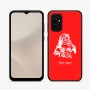 כיסוי בעיצוב אישי עם השם שלך לדגם - Samsung Galaxy A07 4G בעיצוב סנטה קלאוס
