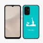 כיסוי בעיצוב אישי עם השם שלך לדגם - Samsung Galaxy A07 4G בעיצוב ג'ירפה באפריקה