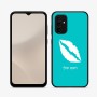 כיסוי בעיצוב אישי עם השם שלך לדגם - Samsung Galaxy A07 4G בעיצוב שפתיים - נשיקה