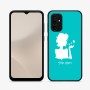 כיסוי בעיצוב אישי עם השם שלך לדגם - Samsung Galaxy A07 4G בעיצוב אהבת נשים
