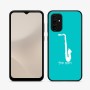 כיסוי בעיצוב אישי עם השם שלך לדגם - Samsung Galaxy A07 4G בעיצוב סקסופון